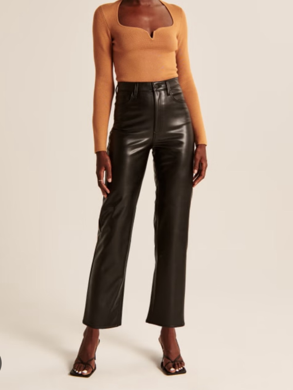 Abercrombie & Fitch Black Straight Leg Pants